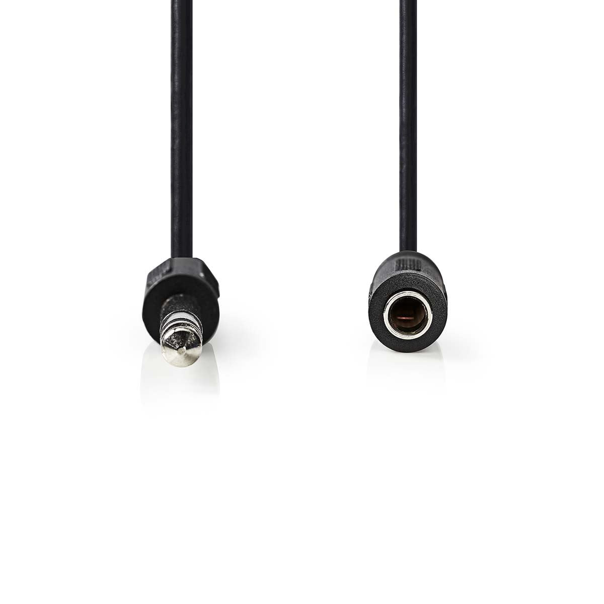 Nedis Stereo Audio Cable | 6.35 mm Male | 6.35 mm Female | Nickel Plated | 5.00 m | Round | Label