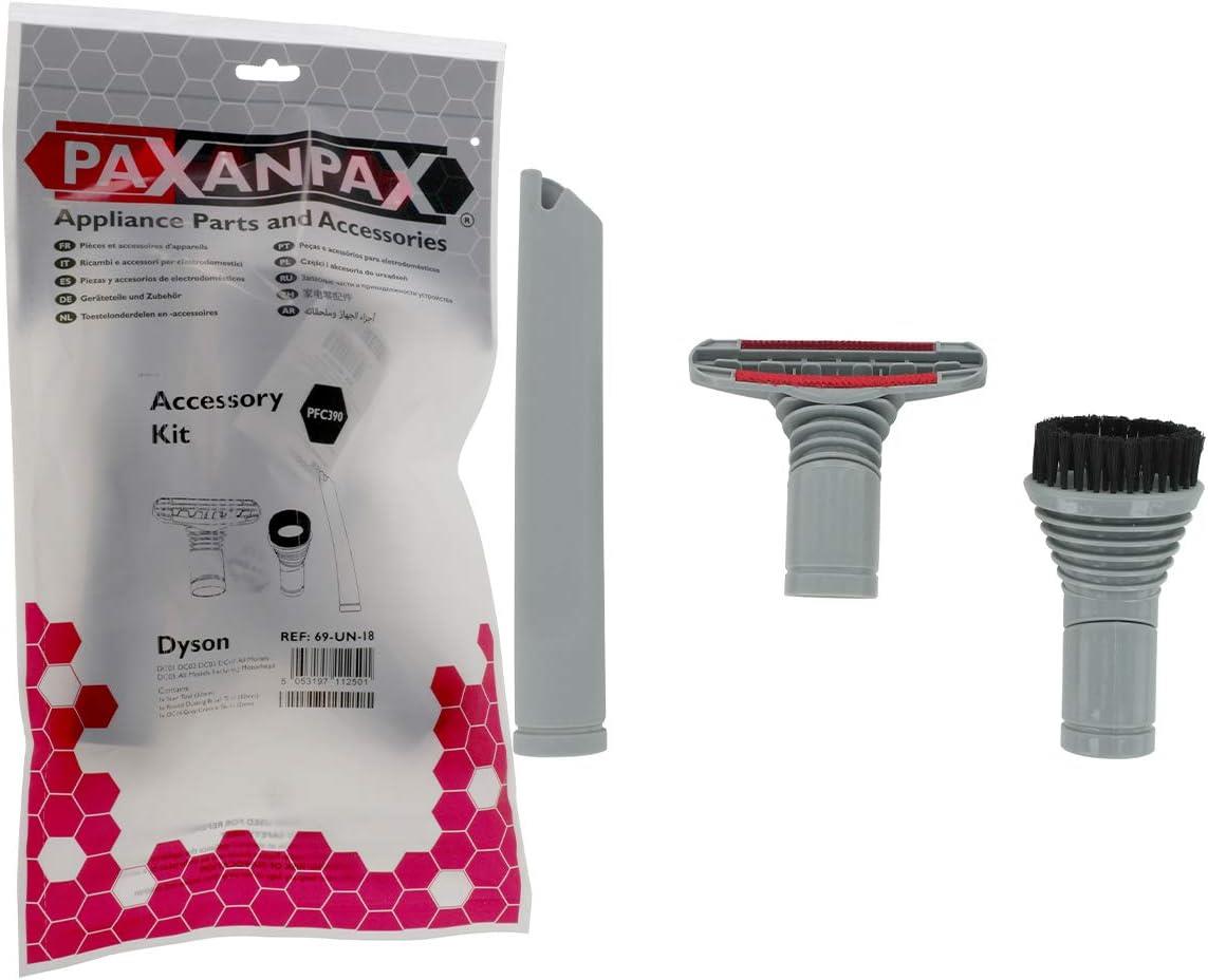 Replacement Dyson Vacuum Cleaner Attachment Tool Kit, Plastic, Grey