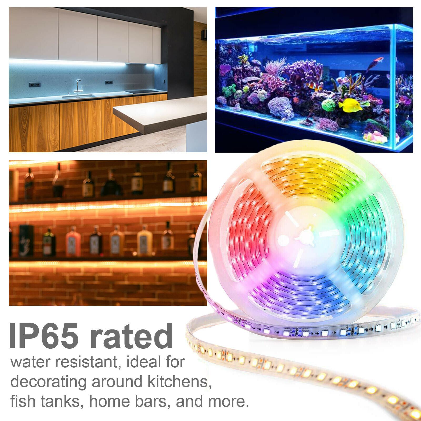 Nedis SmartLife LED Strip | Wi-Fi | Cool White / RGB / Warm White | SMD | 5.00 m | IP44 | 2700 - 6500 K | 960 lm | Android™ / IOS