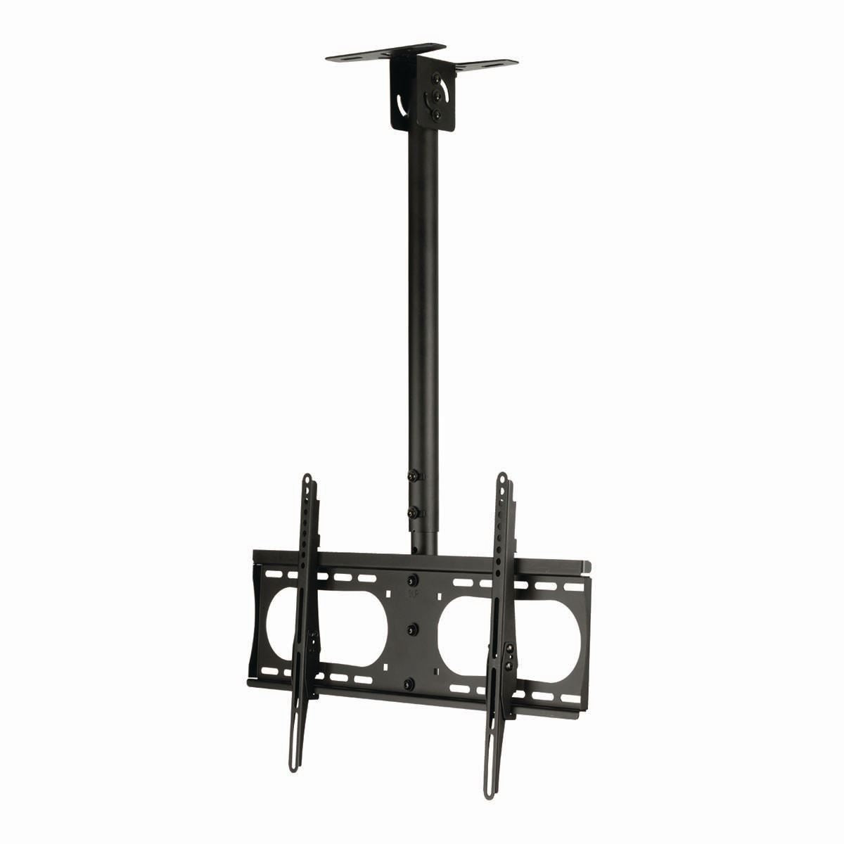 Nedis Full Motion TV Ceiling Mount | 42 - 65 " | Maximum supported screen weight: 45 kg | Tiltable | Rotatable | Minimum ceiling distance: 716 mm | Maximum ceiling distance: 1160 mm | 1 Pivot point(s) | Steel | Black