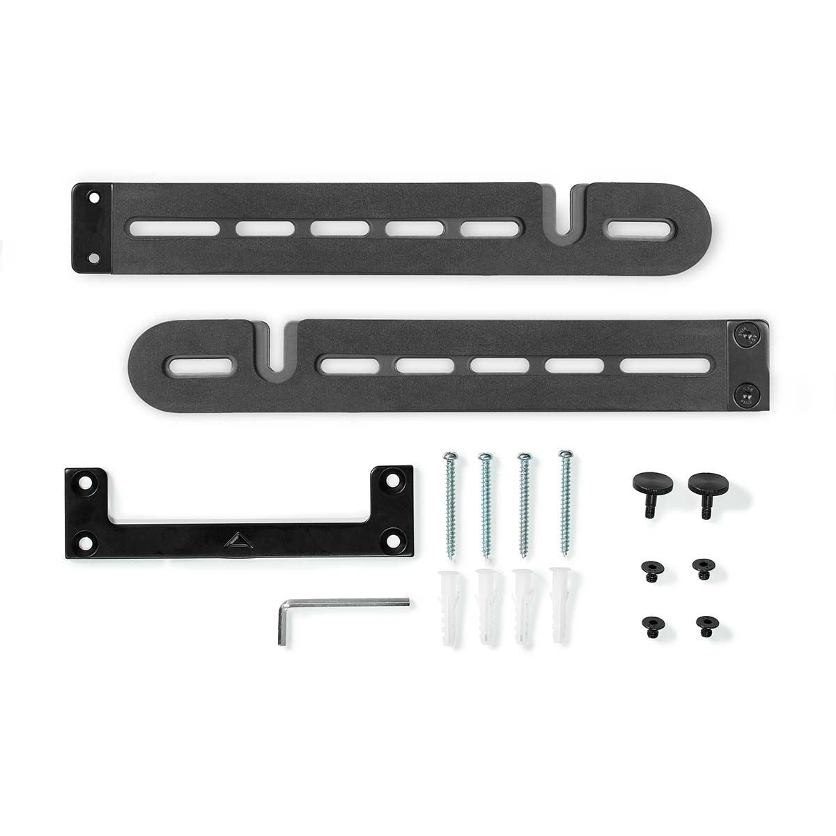 Nedis Wall Mount Floating Style Speaker Mounting Bracket - Mount on Wall Under TV - Compatible with Sonos Arc Soundbar (Black)