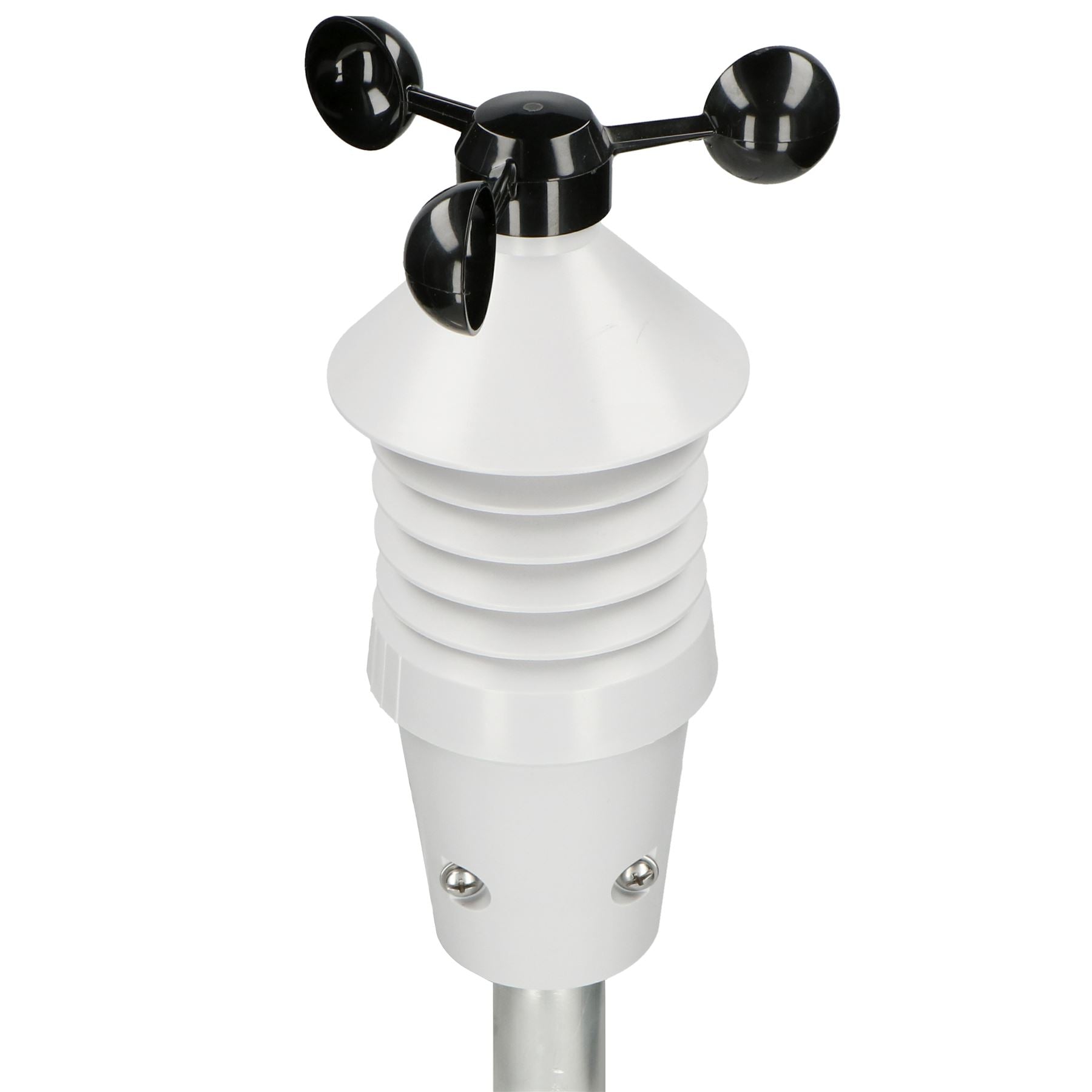 Alecto Weather Station Indoor and Outdoor Temperature, Forcast, Wind, Humidity & More with Outside Wireless sensor | Black