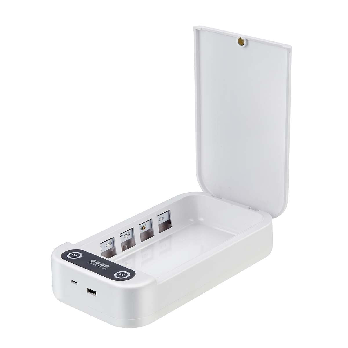MELISSA Multifunctional Mini Device UV Steriliser Box, USB Powered, Mobile phones, Airpods, Keys, Jewelry etc