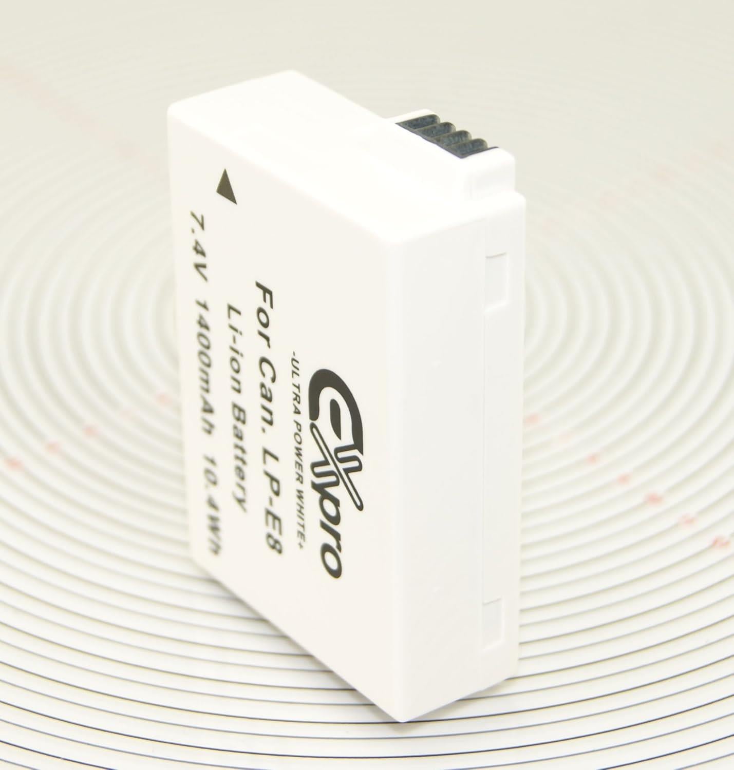 Ex-Pro Canon LP-E8, LP E8, LPE8 Canon White Series Li-on Digital Camera Battery
