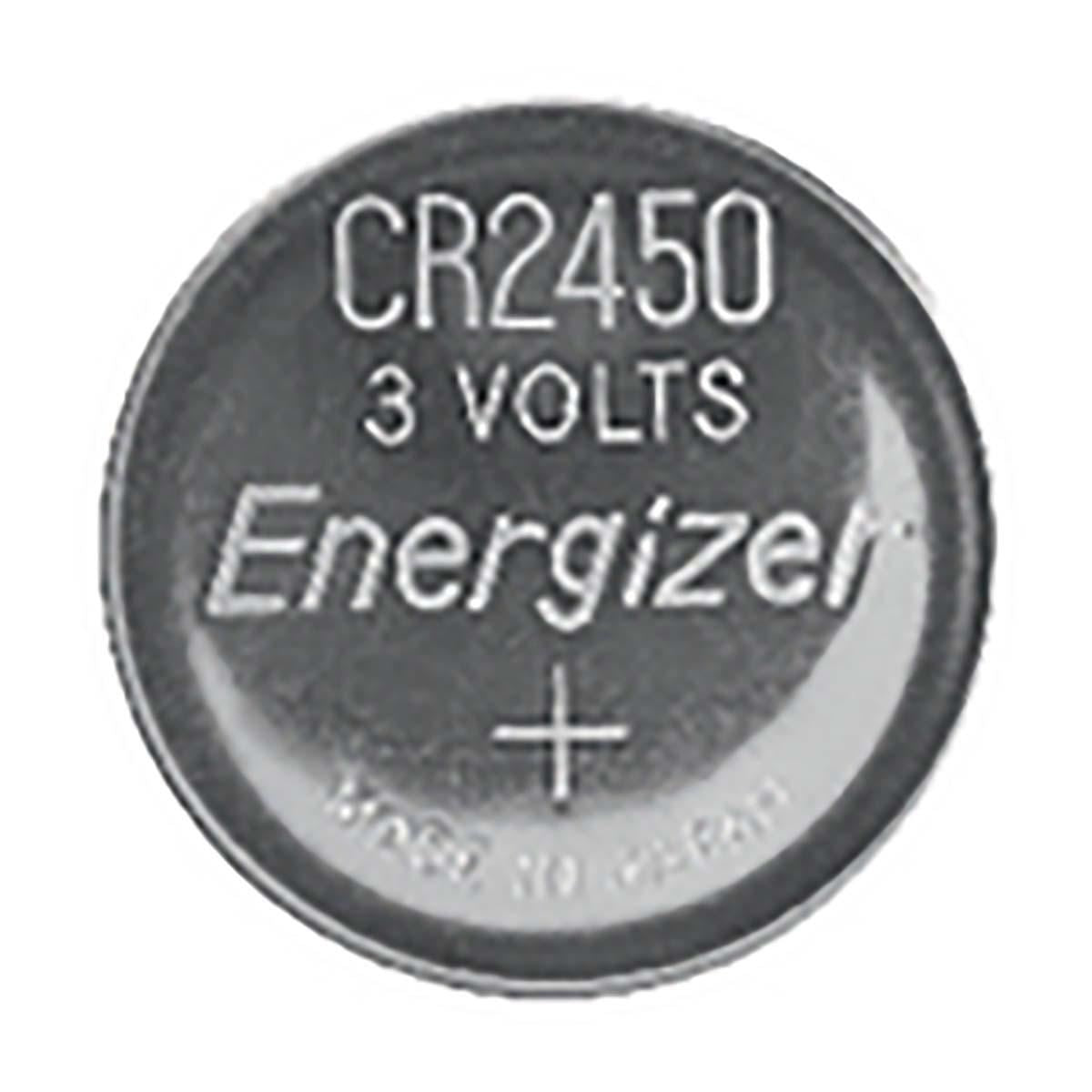 Energizer CR2450 Lithium Button Cell Battery | 3 V DC | 620 mAh | 2-Blister