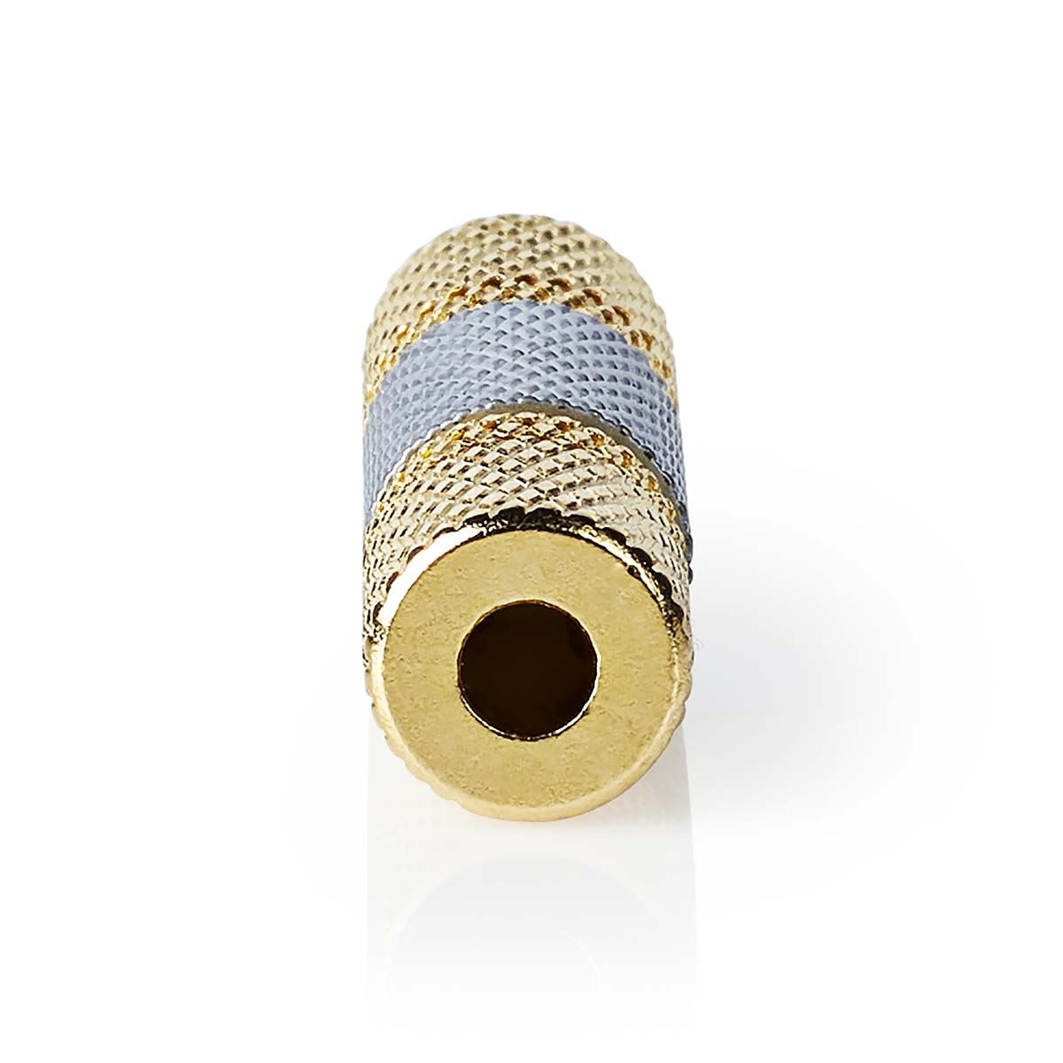 Nedis Stereo Audio Adapter Coupler | 3.5 mm Female | 3.5 mm Female | Gold Plated | Straight | Metal | Silver