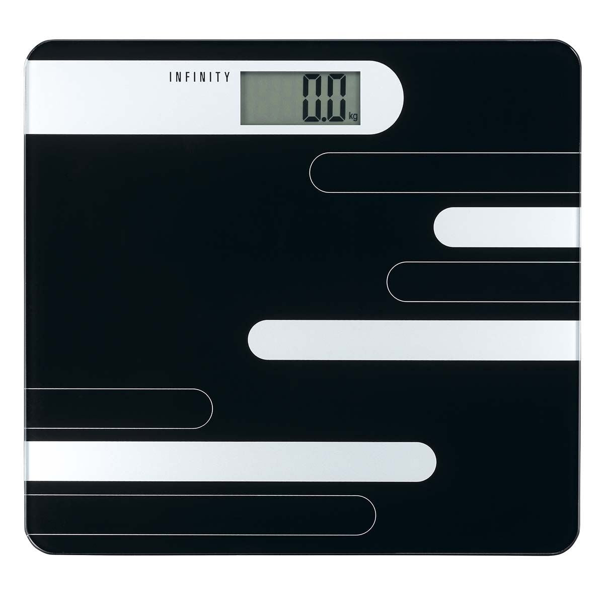 MELISSA Personal body scale 180 kgs Black / Silver