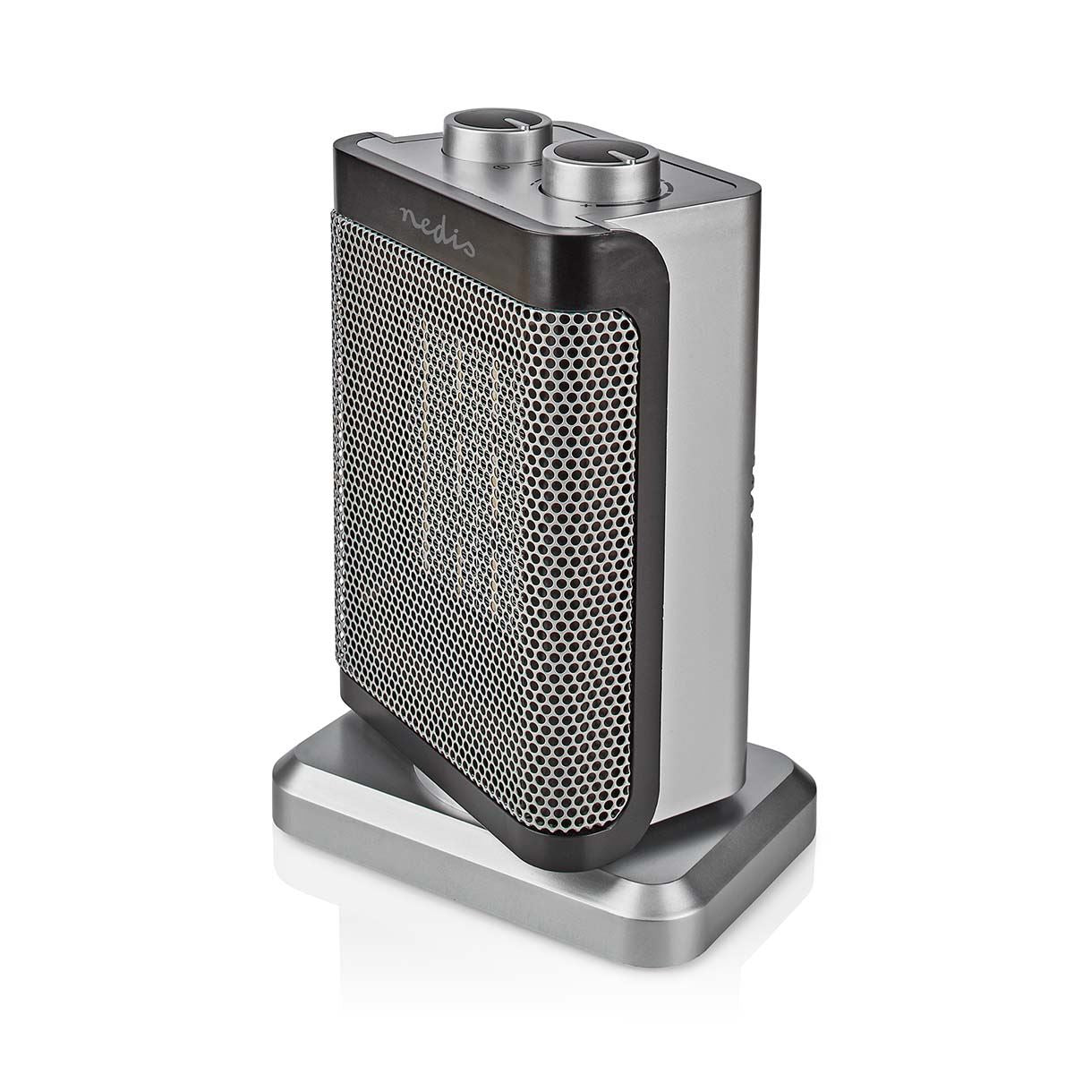 Nedis Ceramic PTC Fan Heater | 1000 / 1500 W | 2 Heat Modes | Adjustable thermostat | Rotates automatically | Overheating protection | Fall over protection