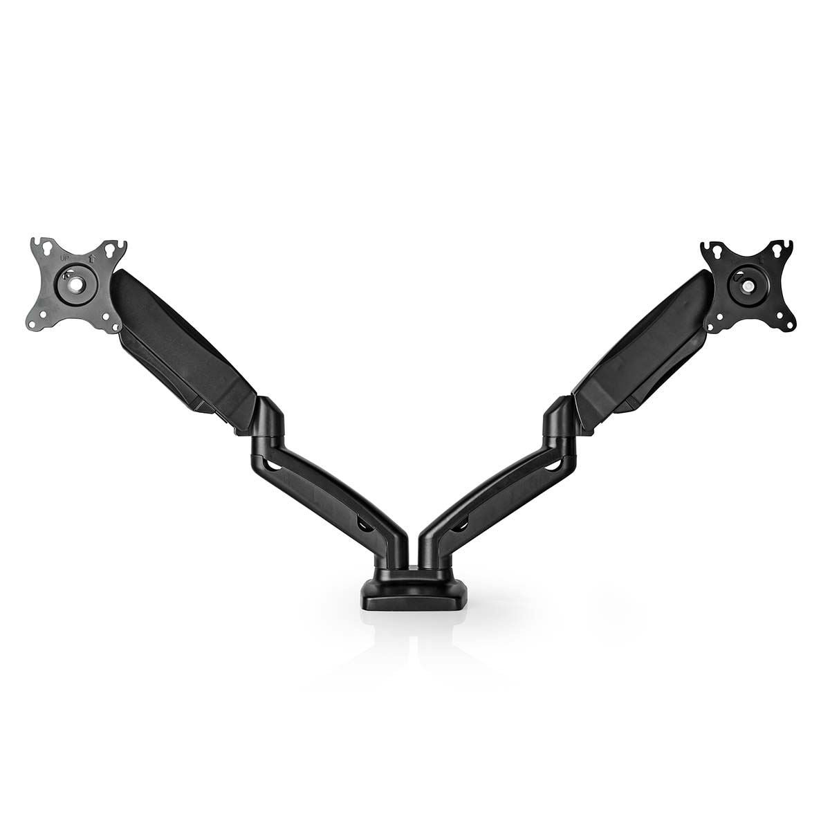 Nedis Desk Monitor Mount | Gas Spring | 2 Screens | 15 - 32 " | 75x75 / 100x100 | Full Motion