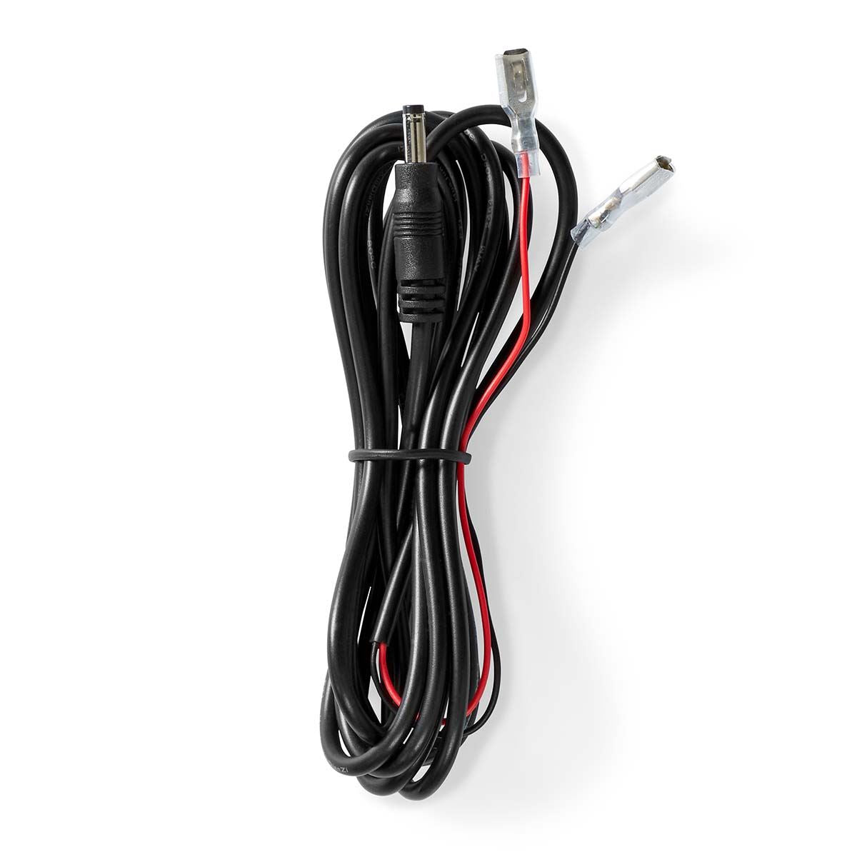 Nedis 12V Battery Power Cable for External Lead Acid Battery, 2m Long, Connectors with Colour-Coded Terminals - Compatible with Wildlife Cameras WCAM150GN, WCAM230GN and WCAM250GN