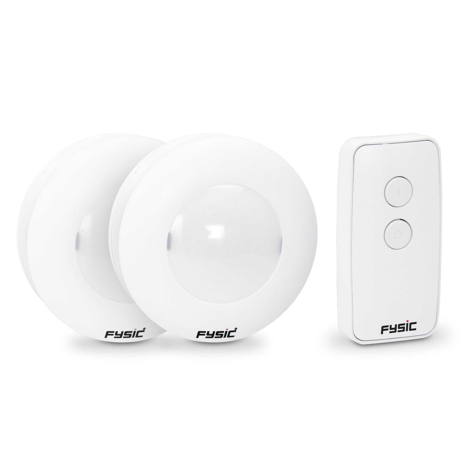 Fysic Orientation / Cupboard / Multi Use LED Lights, Battery Powered, Pack of 2 with Remote Control