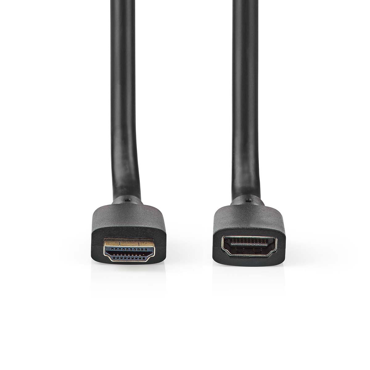 Nedis Ultra High Speed HDMI™ Cable | HDMI™ Connector | HDMI™ Output | 8K@60Hz | 48 Gbps | 2.00 m | Round | 7.9 mm | Black | Envelope