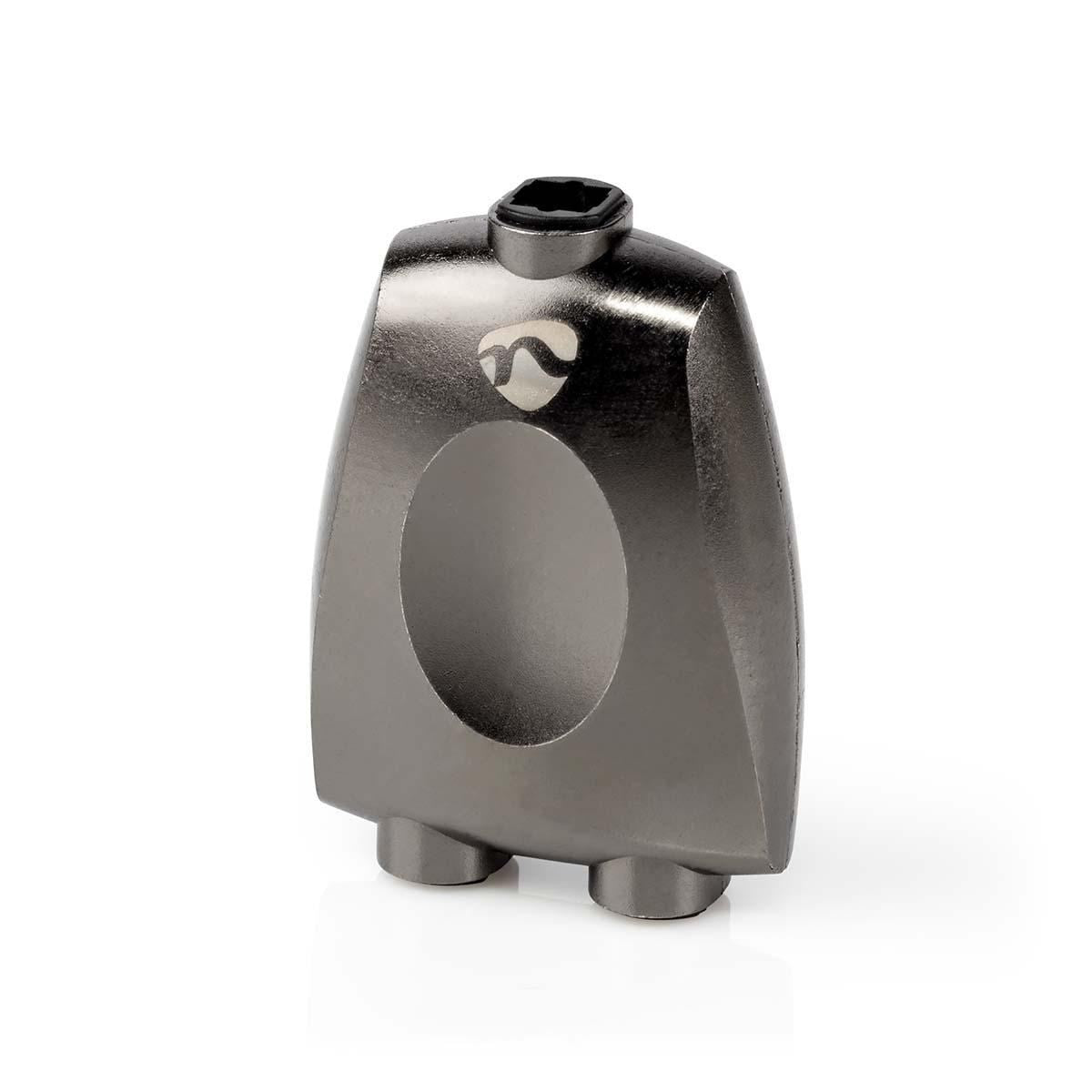 Nedis TosLink Adapter | TosLink Female | 2x TosLink Female | Splitter | Aluminium | Gun Metal Grey | 1 pcs | Box