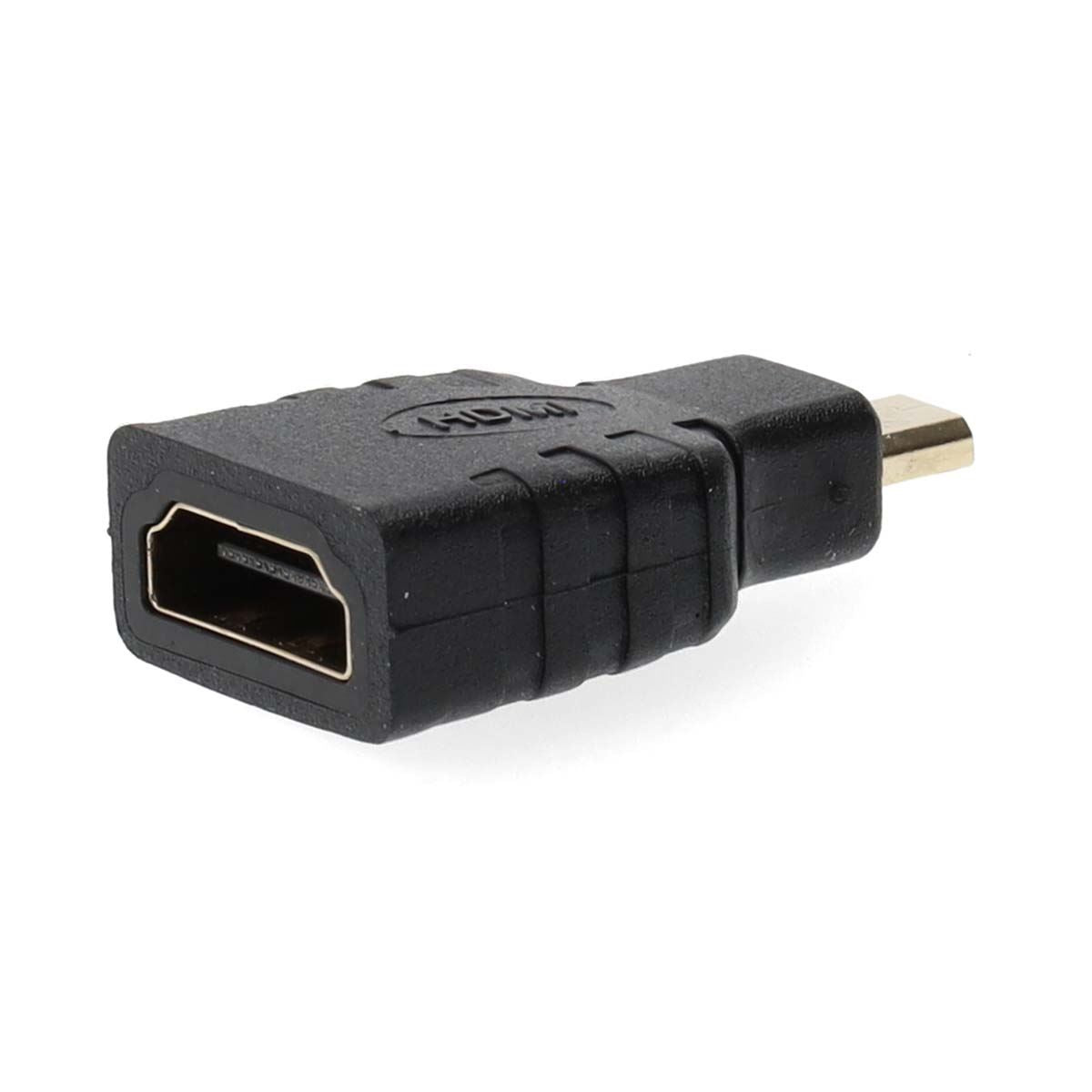 Nedis HDMI™ Adapter | HDMI™ Micro Connector | HDMI™ Output | Gold Plated | Straight | ABS | Black | 1 pcs | Box