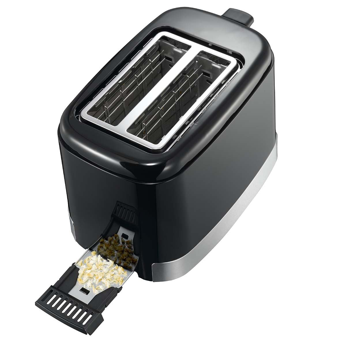 Miranda Toaster MELISSA 2 Slice Toaster with Wide Slots, Bun Warming Rack, 7 Browning