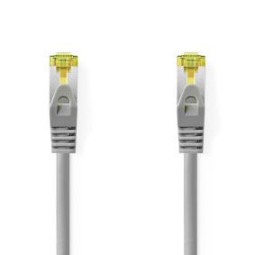 Nedis CAT7 Network Cable | S/FTP | RJ45 Male | RJ45 Male | 1.00 m | Snagless | Round | LSZH | Grey | Box