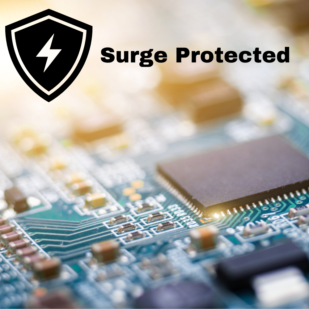 8 Gang 3m Mains Extension Lead Socket Individually Switched 13A with Surge Potection - White