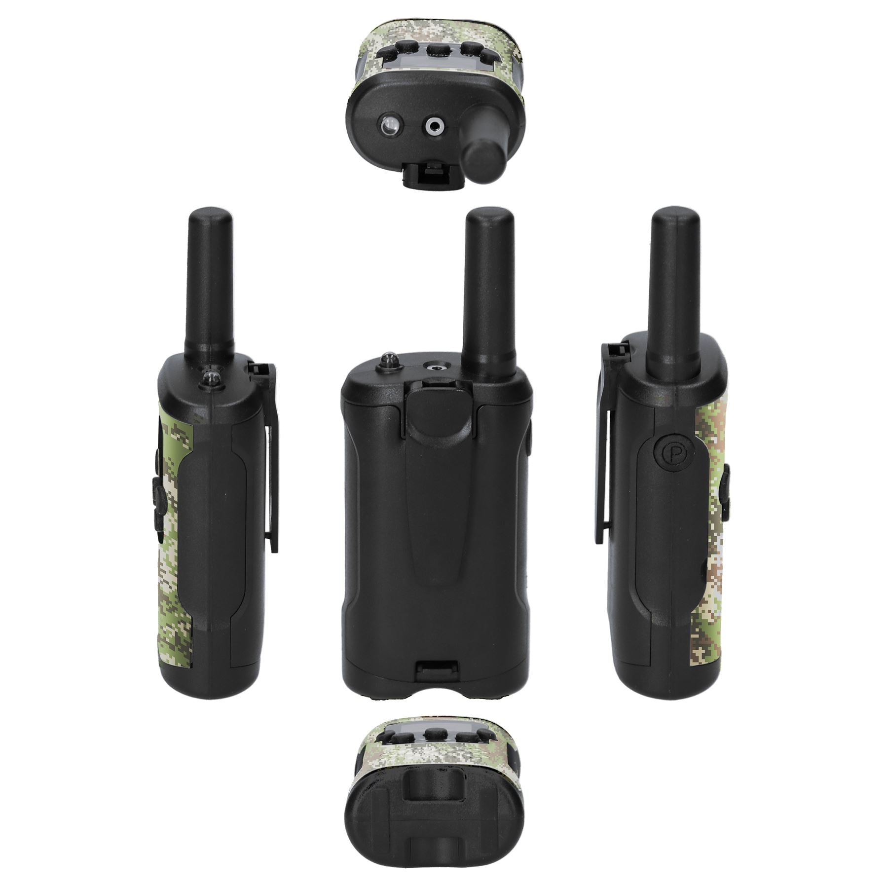Alecto Walkie-Talkie Set | 2 Handsets | Up to 7 km | LCD | Frequency channels: 8 | VOX | up to 3 Hours | Camouflage