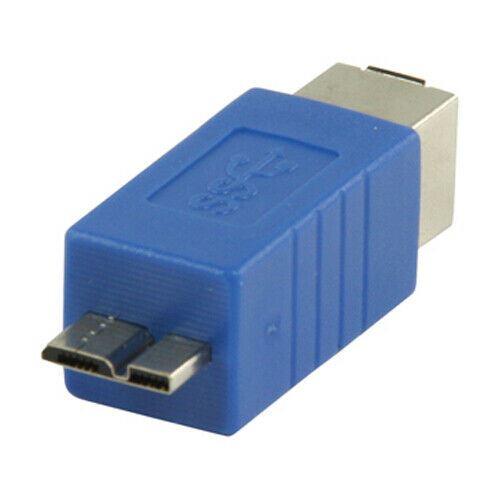 Nedis USB 3.0 Micro B Male to USB B Female Adapter - Blue