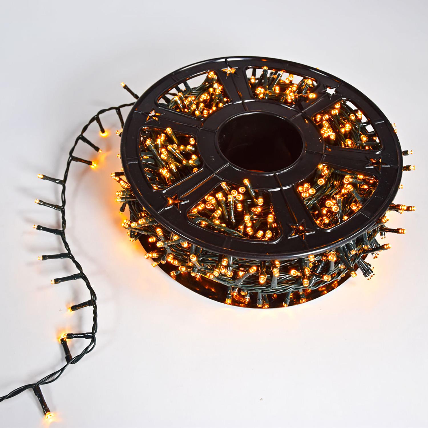 Lyyt 45m 1500 LED String Lights Indoor/Ourdoor with Sequence / Timer - Amber Warm