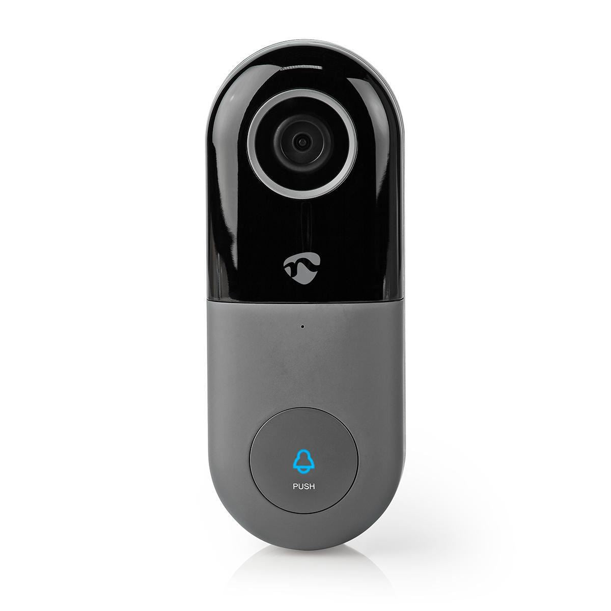 Nedis SmartLife Wireless Video Doorbell WiFi Two-Way Talk PIR Door Bell Security Camera with App Control