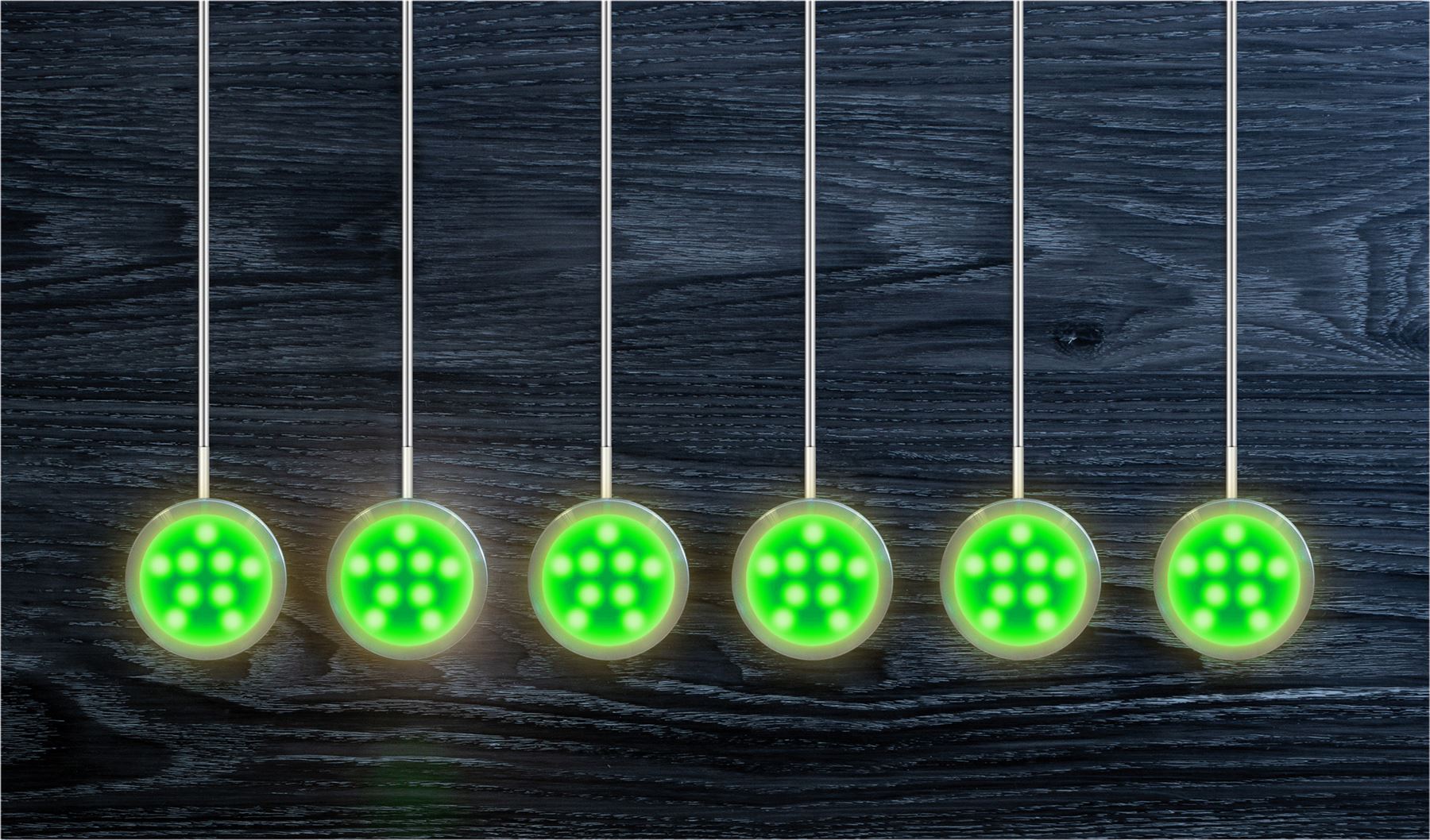 6 x Under Cabinet / Kitchen Brushed Aluminium Lighting Kit RGB Colour LED Kitchen Counter Closet Puck Display Lamp