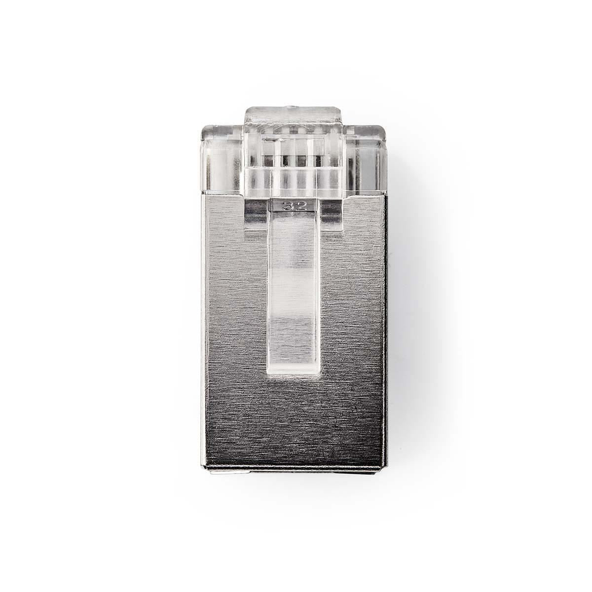 Nedis RJ45 Connector | Male | Solid UTP CAT6 | Straight | Gold Plated | 10 pcs | PVC | Transparent