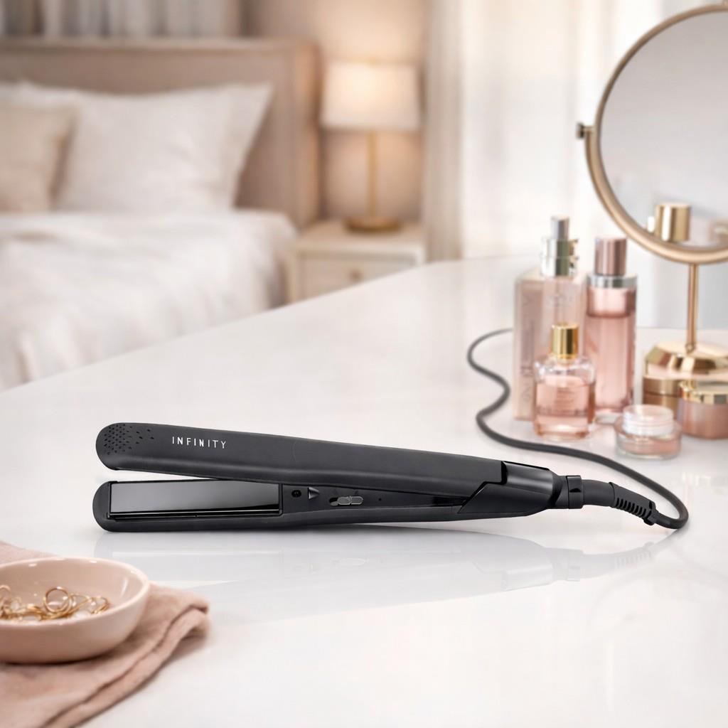 MELISSA Hair Straighteners, Max 210℃ LED Ceramic-Coated 1.8m 360 ° Swivel Cord for Short Medium Long Hair