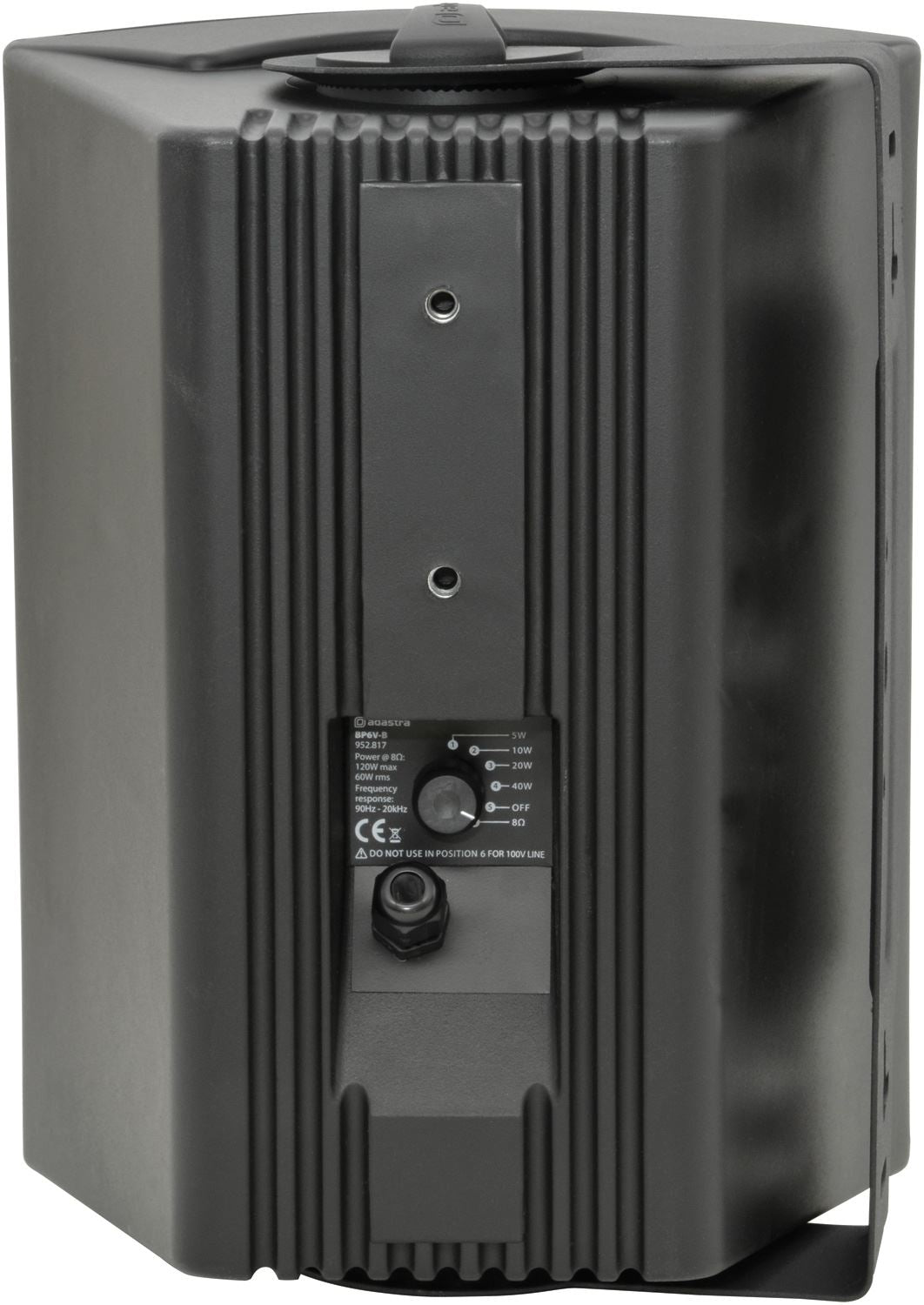 Adastra BP Series - 100V 6.5" Weatherproof Outdoor Speakers - Black