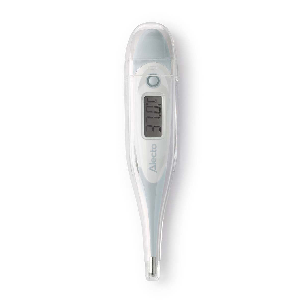 Alecto Digital LCD Thermometer, Medical Oral, Under Arm, Baby & Adult Thermometer, Fast & Accurate Reading, with Case - Blue