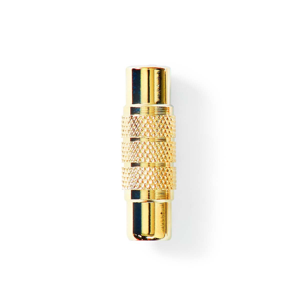 Nedis Mono Audio Adapter | RCA Female | RCA Female | Gold Plated | Straight | Metal | Metal | 1 pcs | Box