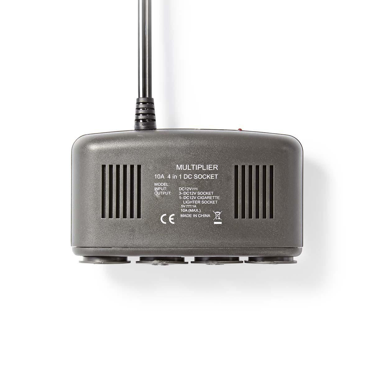 Nedis Universal DC/DC Power Adapter | Car Adapter | 120 W | Input voltage: 12 V DC | 12 V DC | Maximum output current per port: 4.0 A | Black