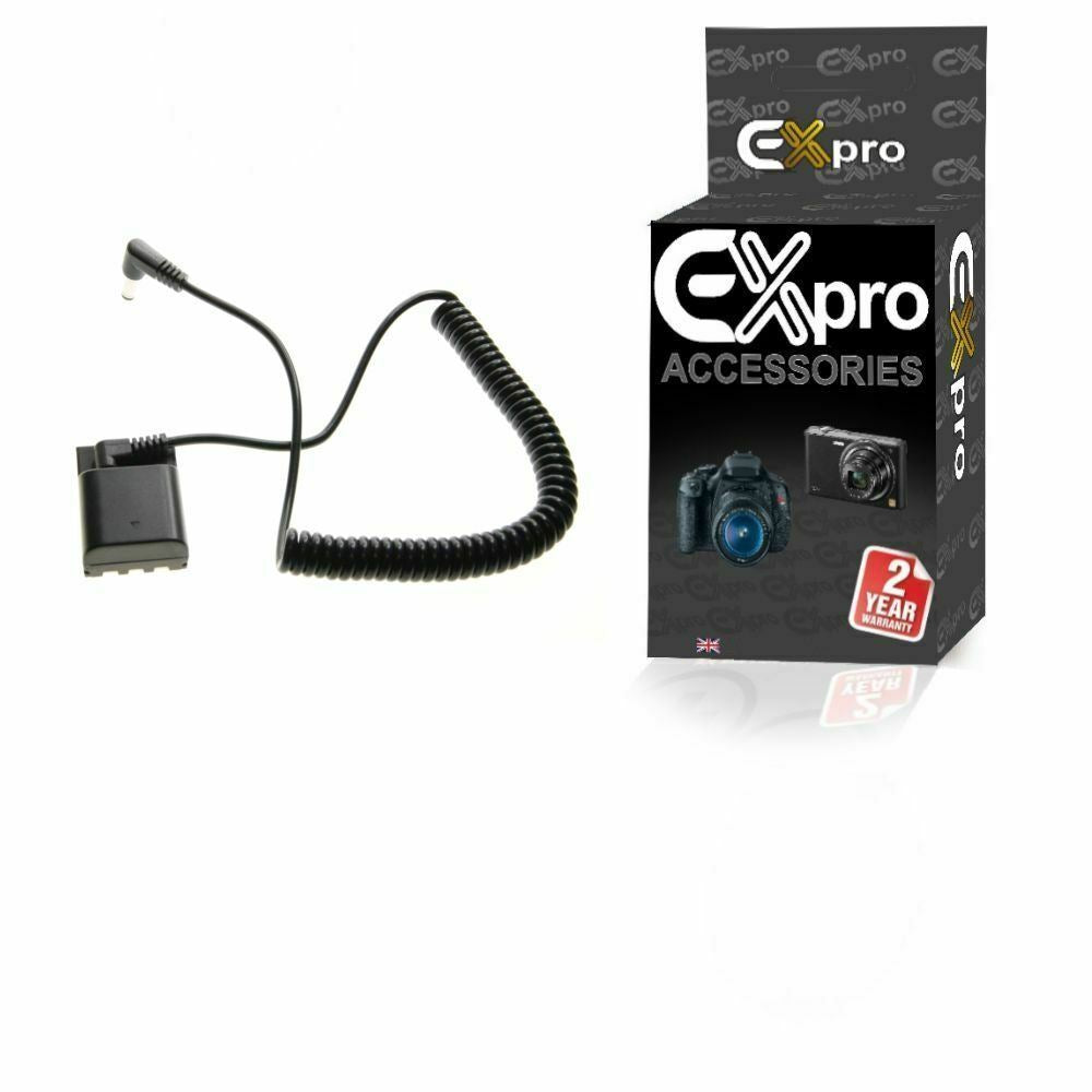 Ex-Pro Canon DR-700 NB-2L Coupler Cable for Ex-Pro Rechargeable Battery Power System for Canon