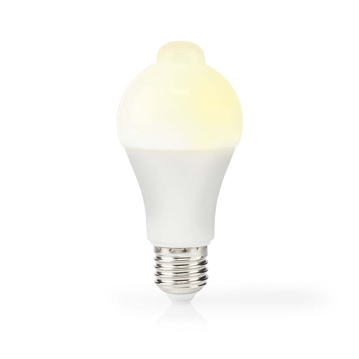 Nedis LED Bulb E27 | A60 | 4.9 W | 470 lm | 3000 K | White | Retro Style | Frosted | Motion detection | 1 pcs