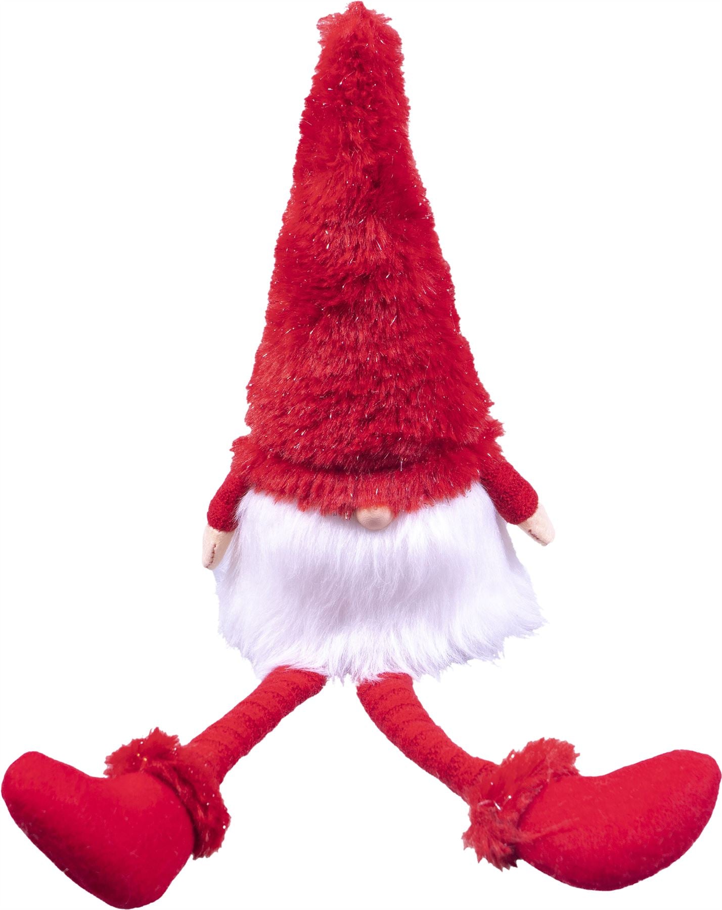 Christmas Long Legged Gonk Nordic Style Gnome Xmas Decoration -  Klaus (Red)