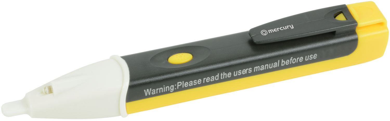 Mercury Voltage Tester Pen with LED Torch Light Pocket Tool Electricial