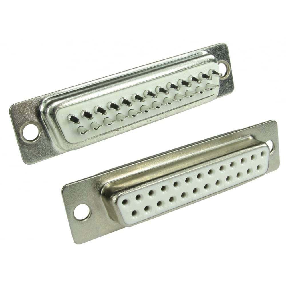 Ex-Pro 25 Pin DB25 D25 D Sub Female Solder Type Connector Adaptor