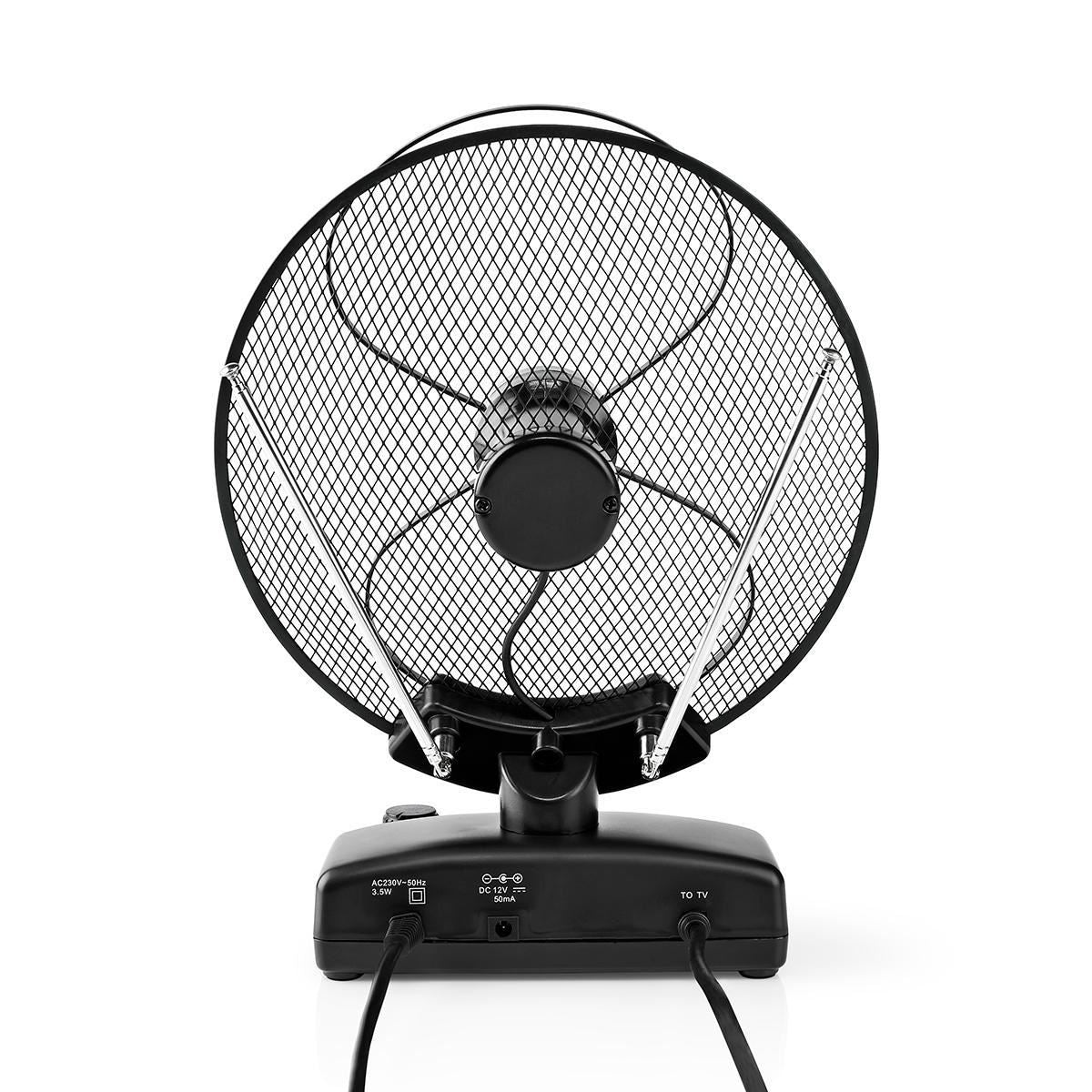 Nedis Indoor 36dB Digital TV HDTV Ariel Television Antenna 25km Range Receiver LTE700