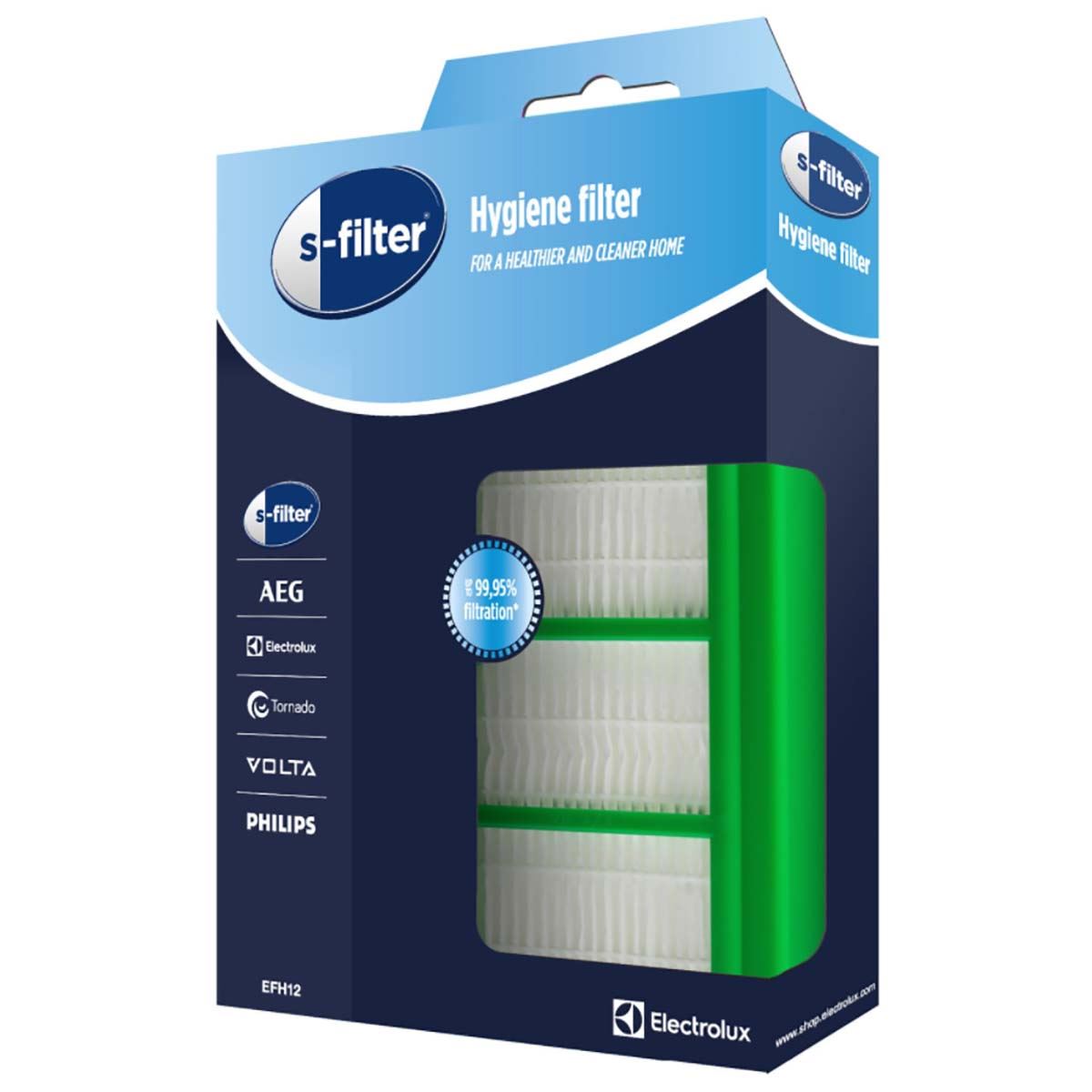 Electrolux EFH12 s-filter® vacuum cleaner Hygiene Filter™