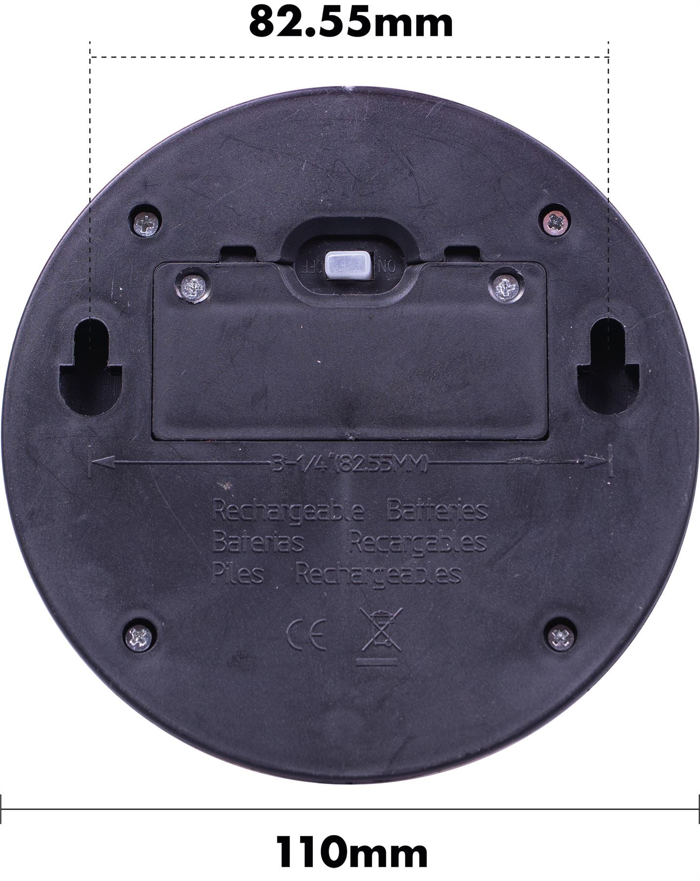 Outdoor Solar Powered Fence Wall Light with 2 x Warm White LED's for Garden and Patio