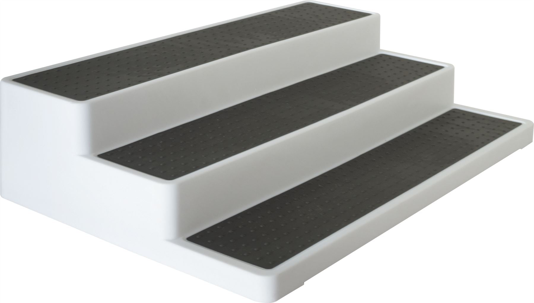 3 Tier Freestanding Corner Shelf Organiser - White