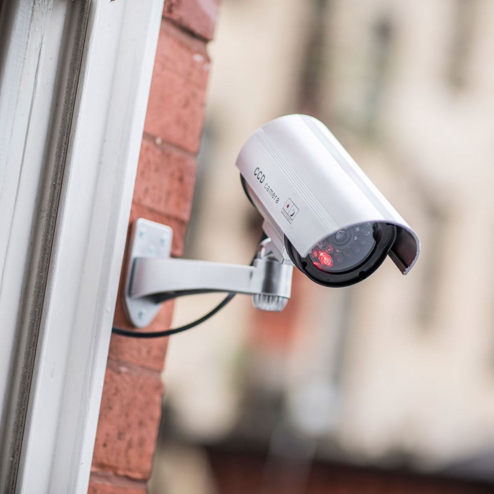 Mercury Dummy CCTV IR Bullet Security Camera Flashing infrared LEDs