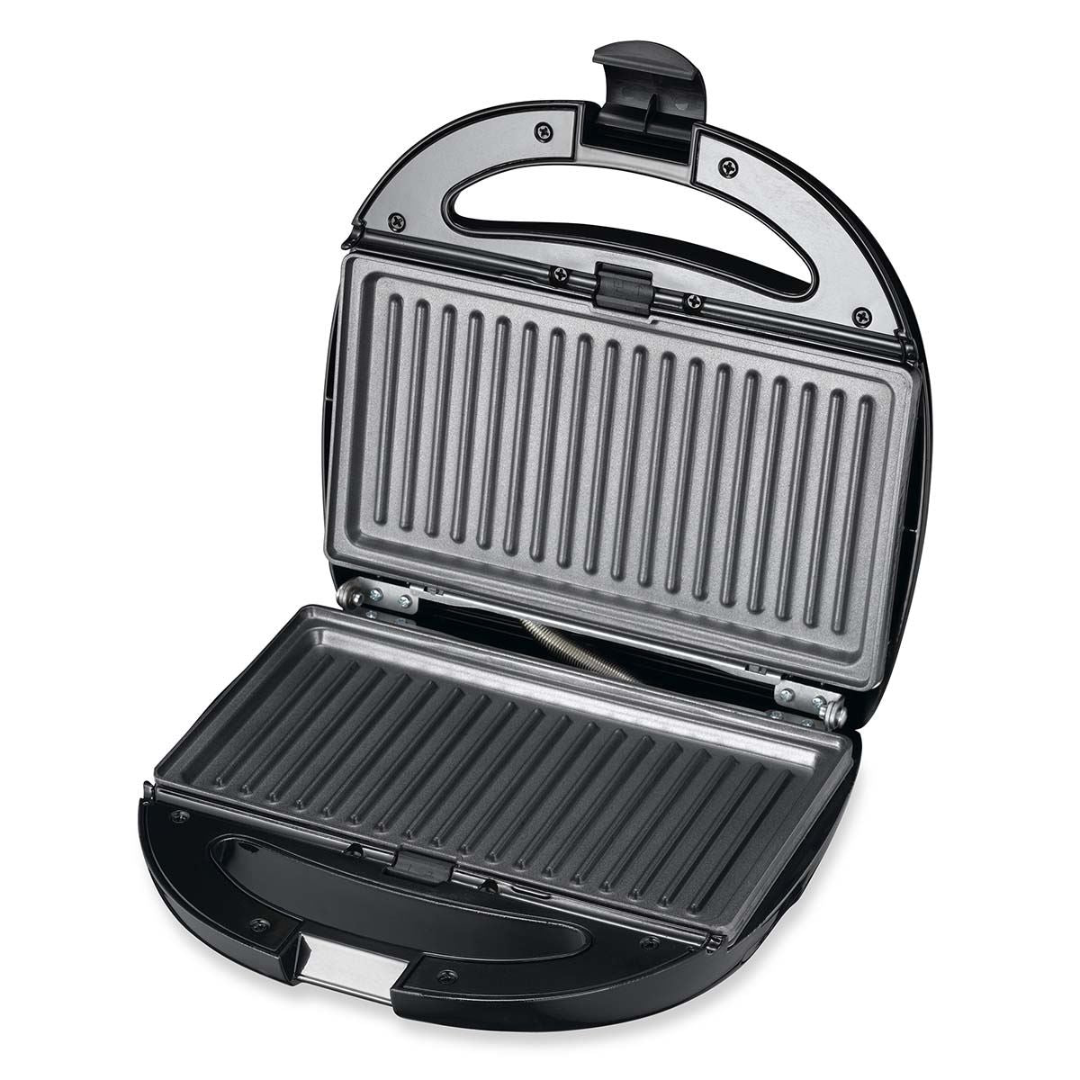 MELISSA Series Sandwich Maker - 3 Plate Sets for Paninis, Sandwiches, and Waffles, Nonstick Grill Plates, Cut-and-Seal, 850W Power, Black