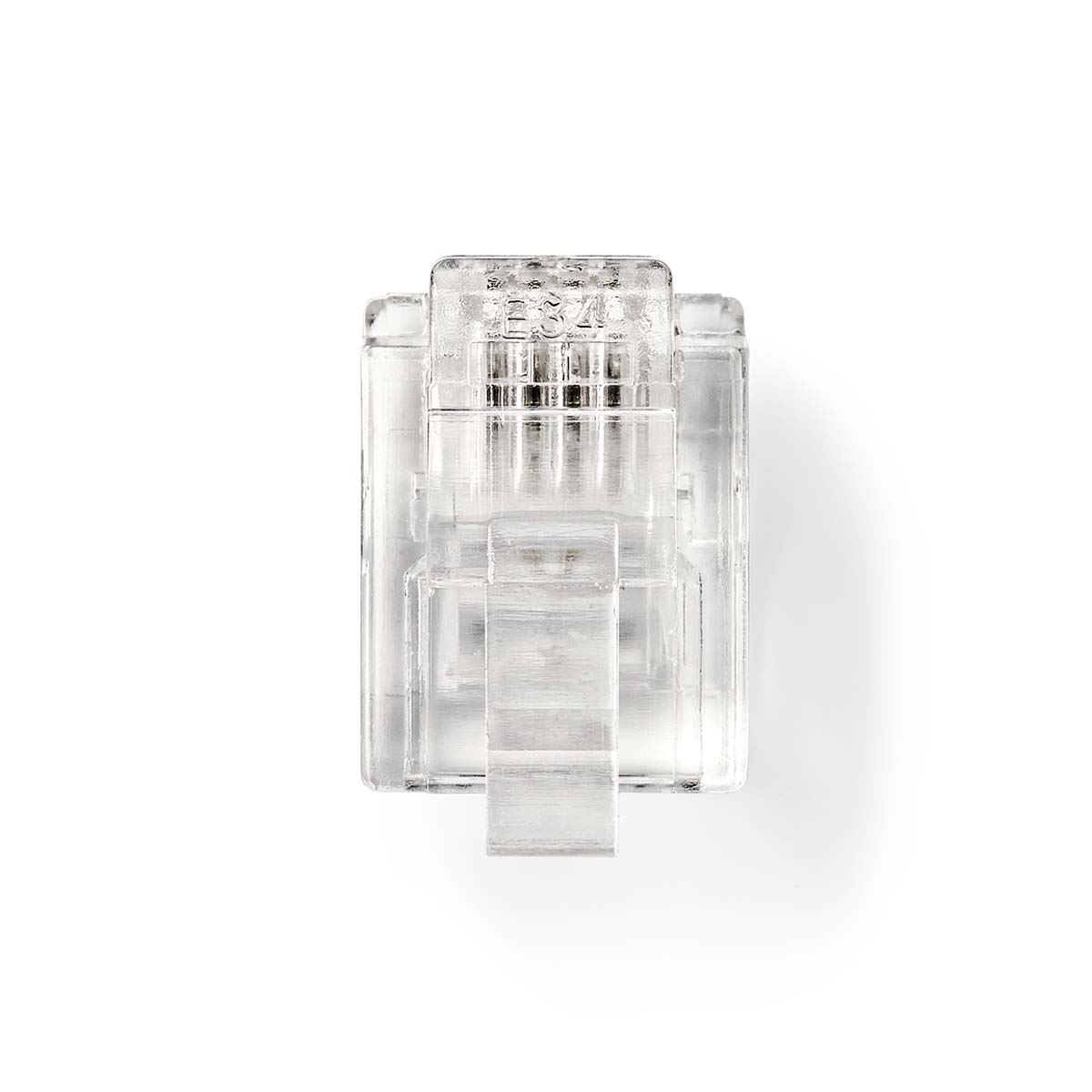 Nedis Telecom Connector | Connector type: RJ11 | Straight | Plating: Gold Plated | PVC | Transparent