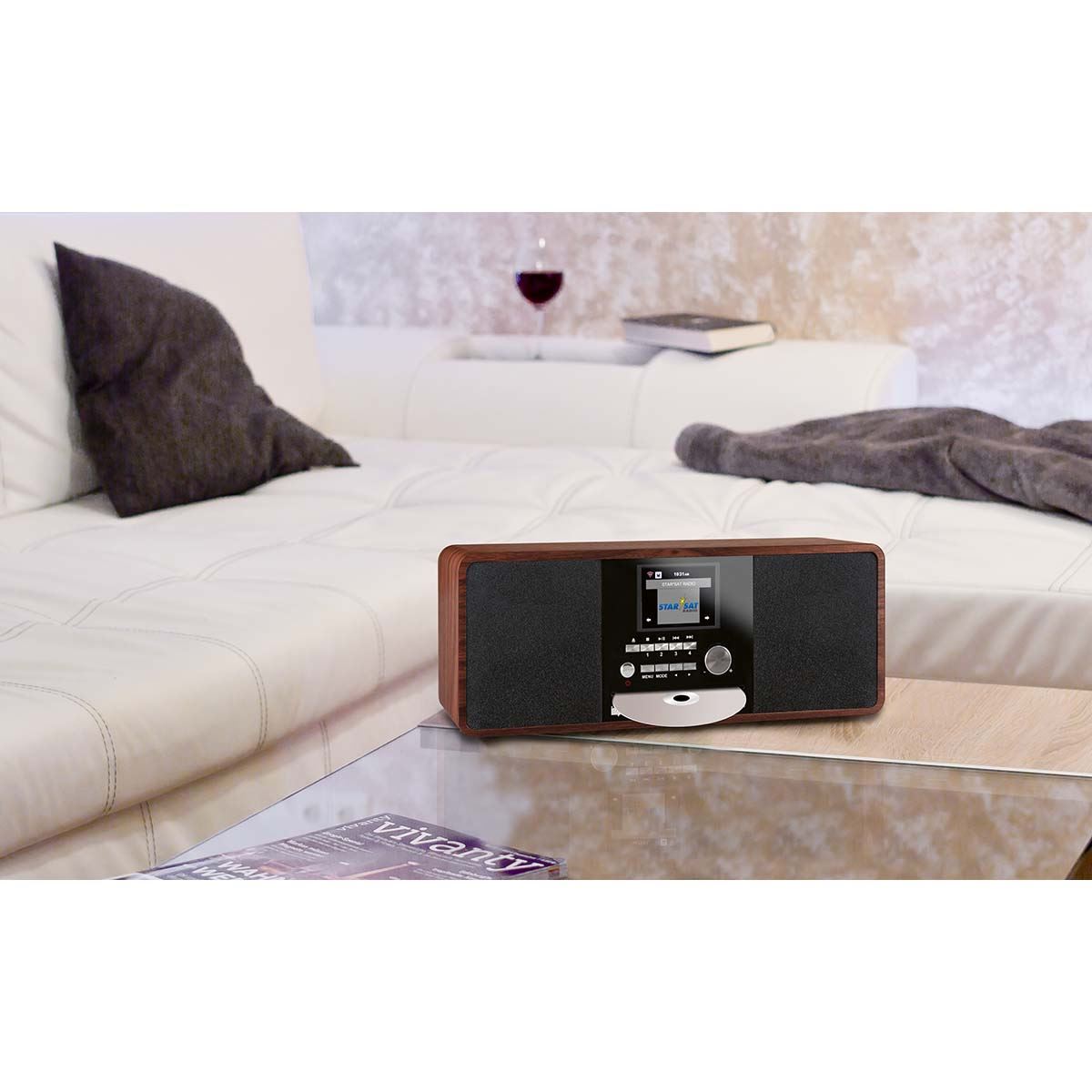 Imperial DABMAN i200 CD Multifunctional Radio DAB+ / FM / Internet / Bluetooth Wood Look