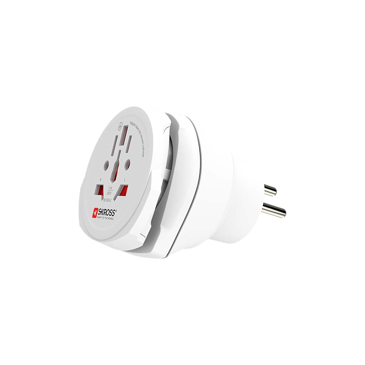 Skross Travel Adapter Combo - World-to-Israel Earthed