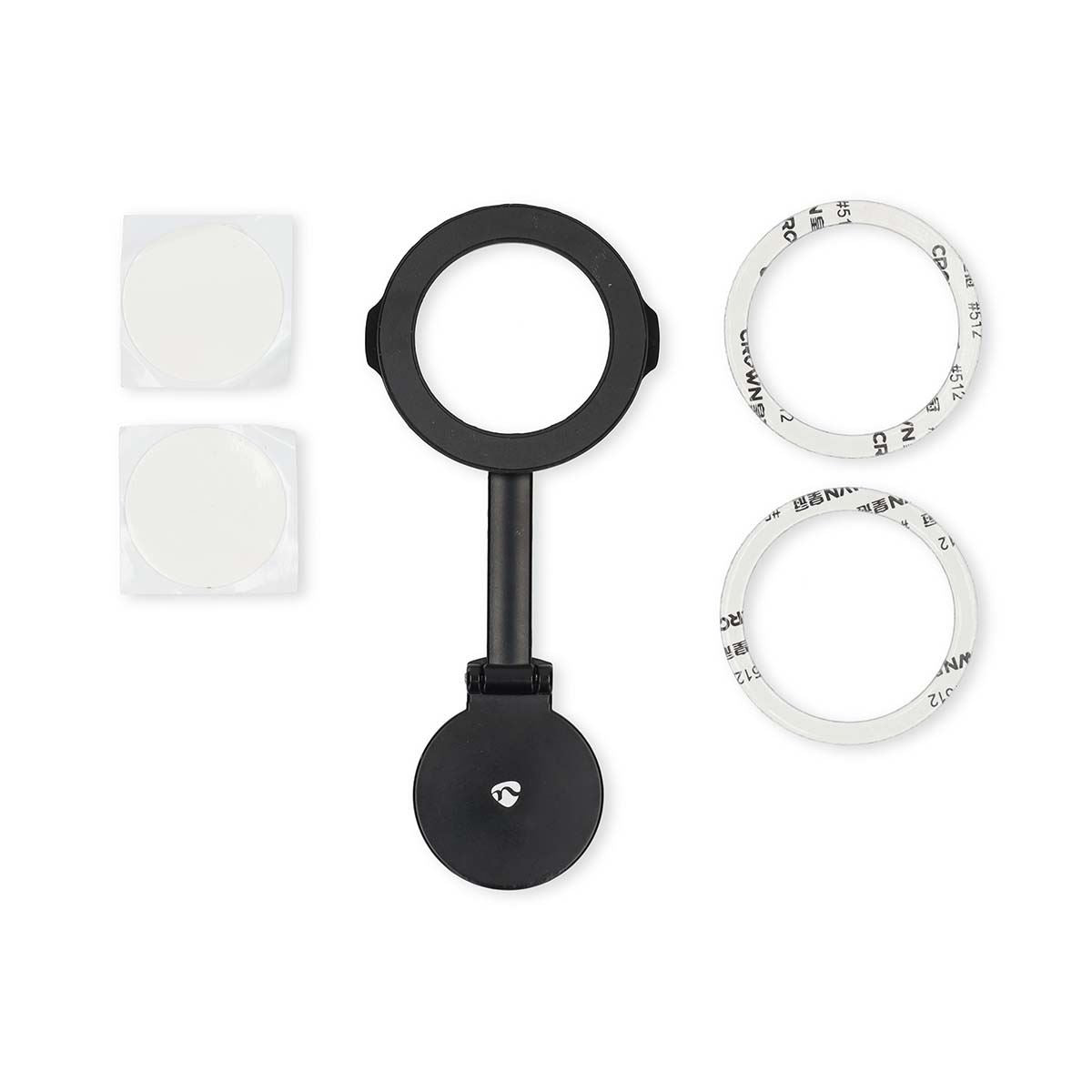 Nedis Smartphone Car Mount | Magnetic | In-Car Window and Dashboard | Universal | Adjustable Angle / Full Motion