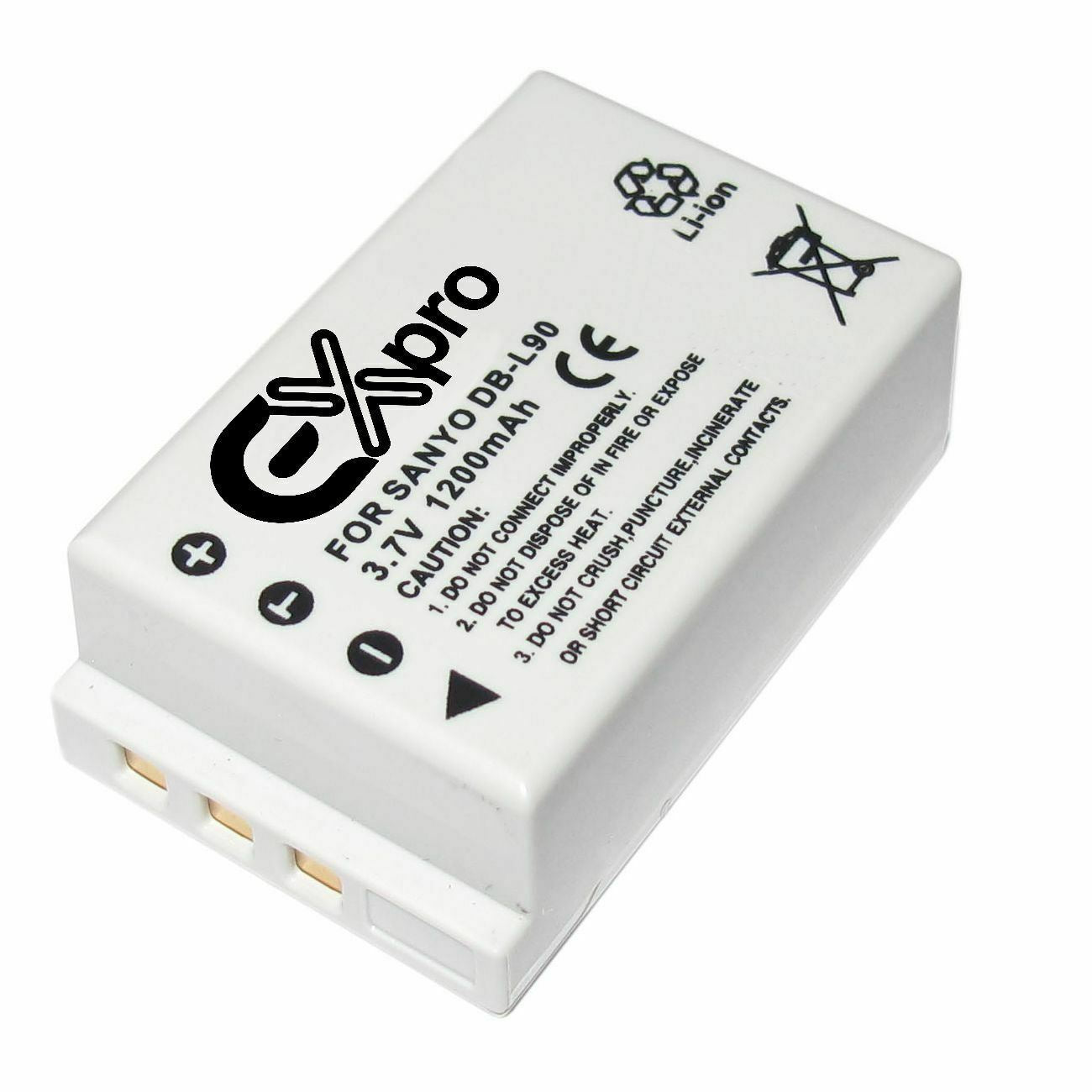 Ex-Pro DB-L90B, DB-L90 Sanyo Li-on Digital Camera Battery