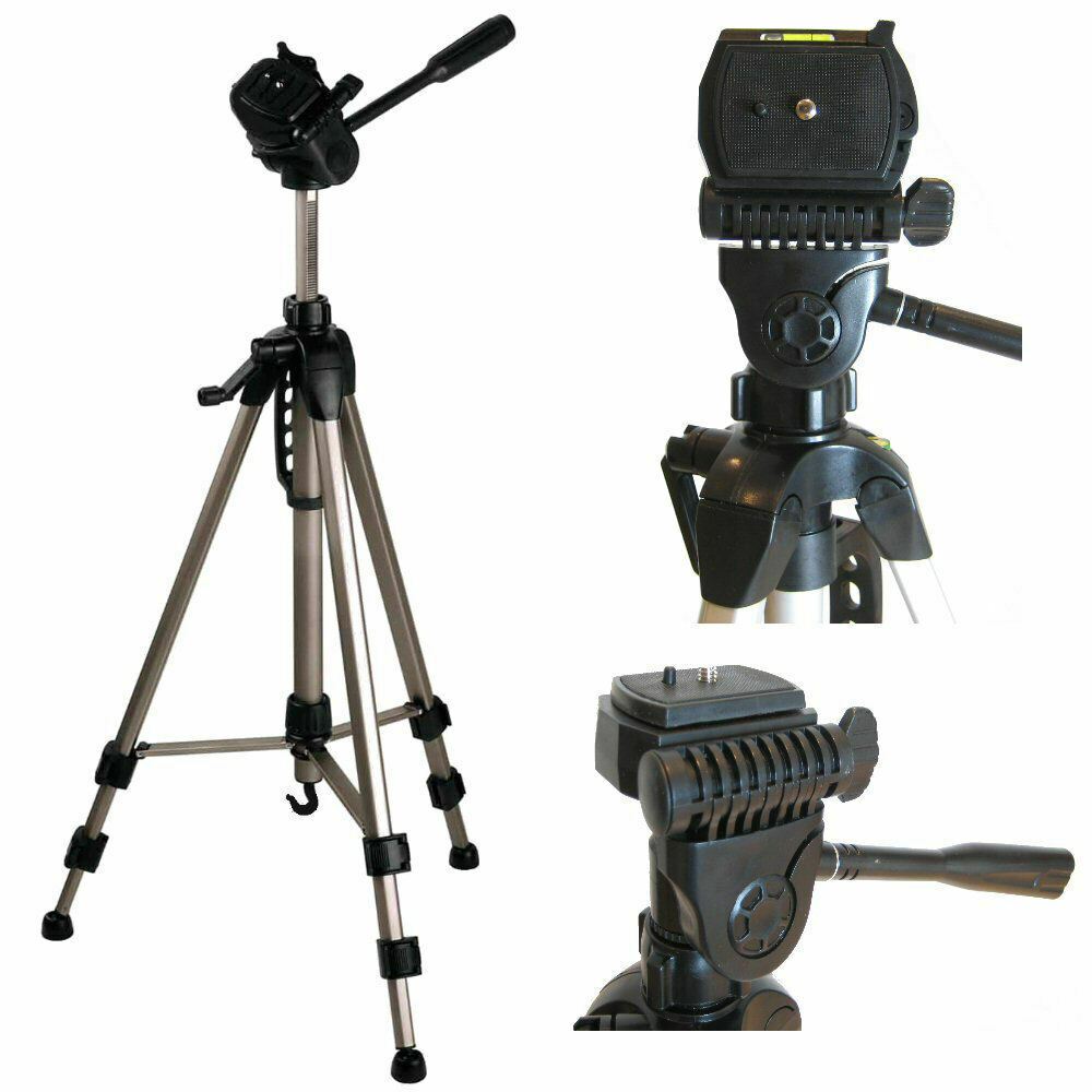 Ex-Pro TR-570AN Light Weight Geared with Pan & Tilt  - Camera / Camcorder Tripod (620mm - 1700mm / 67")