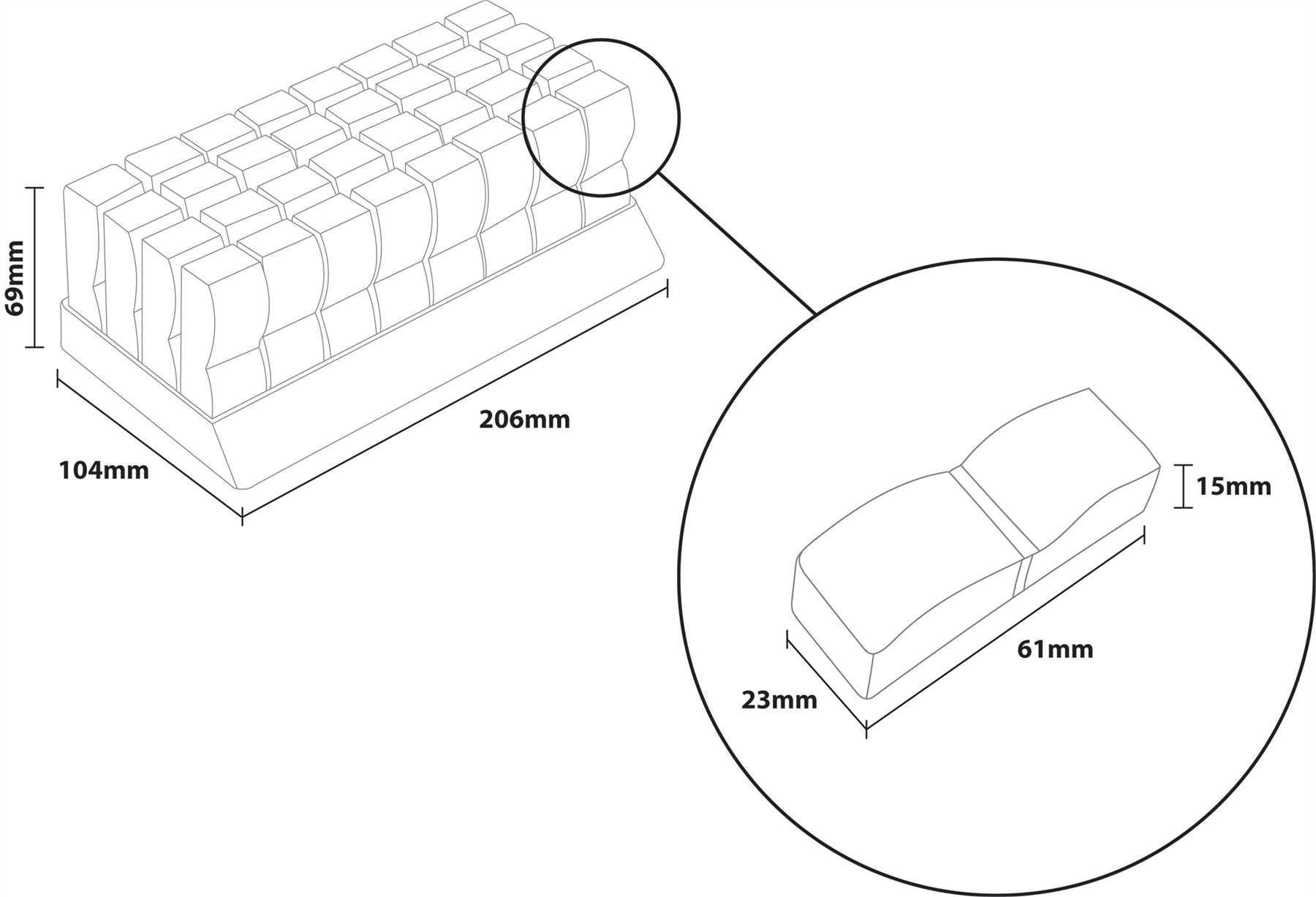 1 Month Pill Dispenser Tablet Box Organiser 2 Clearly Marked Compartments per Day, AM and PM for those who take many Tablets Every Day Easy Medication Management and Organisation Ideal for Travel
